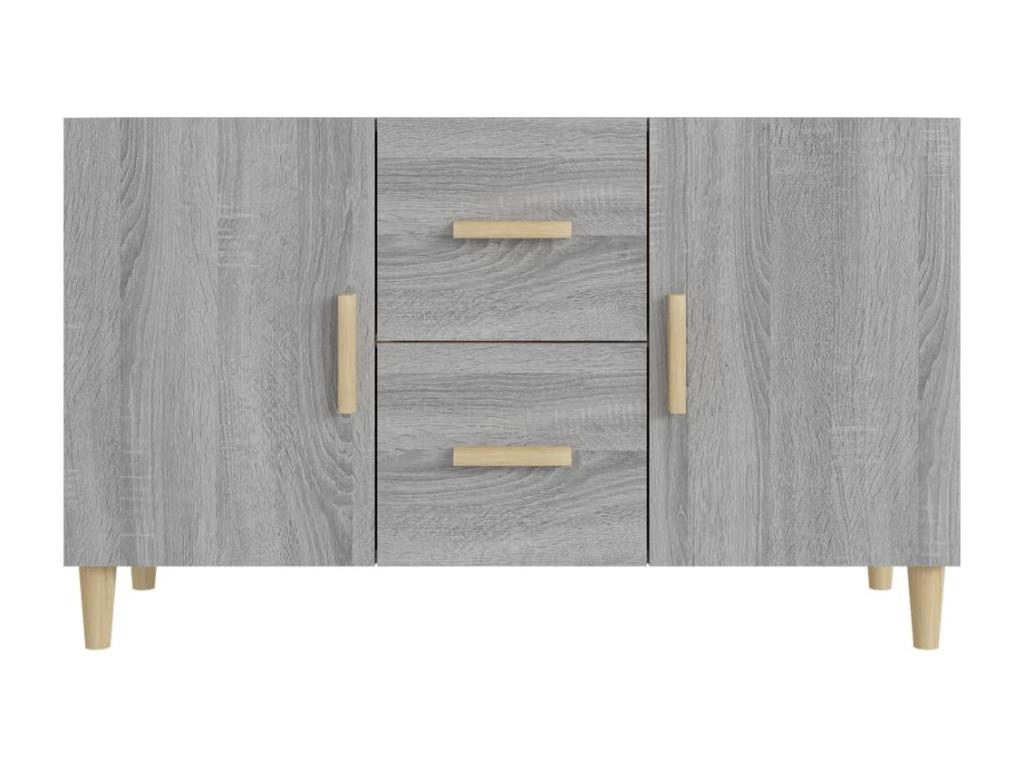 Nobellea grey sideboard 100x36x60 cm engineered wood IFDV58572