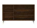 Shoe cabinet, brown oak, 102x36x60 cm, engineered wood, LXBE45072
