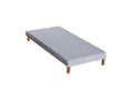 Upholstered bed base in mottled grey from Dekonao, Made in France. Dimensions - 80x200 cm KRNX87306