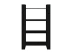 Black Room Divider/Bookcase 80x35x125 Solid Pine SUYP19943