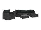 Black resin garden furniture set, 70x70x52.5 cm, 02 0016940 KWUZ96285