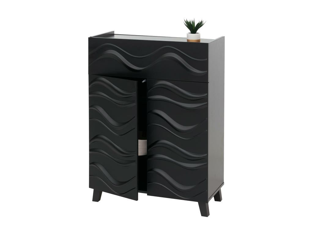 Nobellea-N86 chest of drawers black ZKZD47540