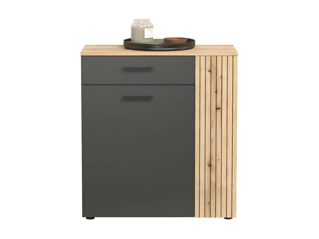 Nobellea shoe cabinet, grey oak finish. UPGQ48794