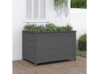 Raised garden bed, grey, 119.5x82.5x78 cm, solid pine wood, DZHD62471