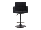 Bar stool - Fabric / Metal - Black - Los Angeles LRGZ93599