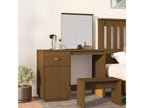 Dressing table, honey brown, 95x50x134 cm, solid pine wood, BWIQ40486