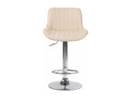 Set of 2 cream metal stools 50x50x86 cm 10 0004274 GGOF66298