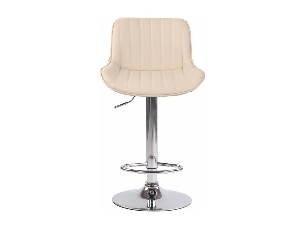 Set of 2 cream metal stools 50x50x86 cm 10 0004274 GGOF66298