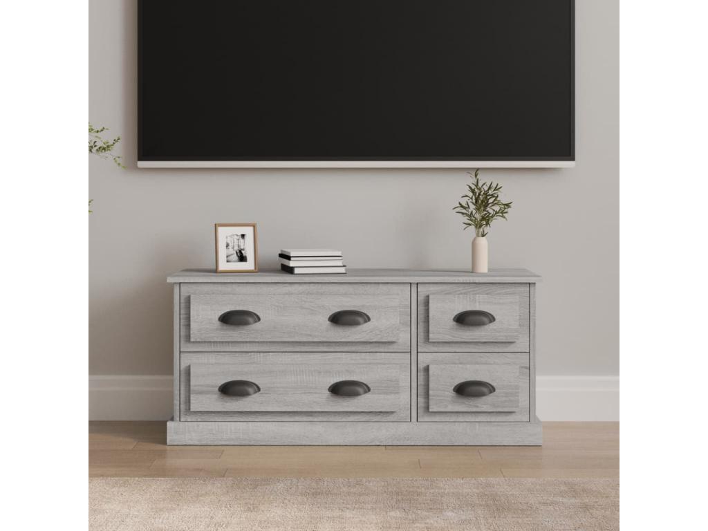 Nobellea TV stand, grey, 100x35.5x45 cm, engineered wood, GKXS37970
