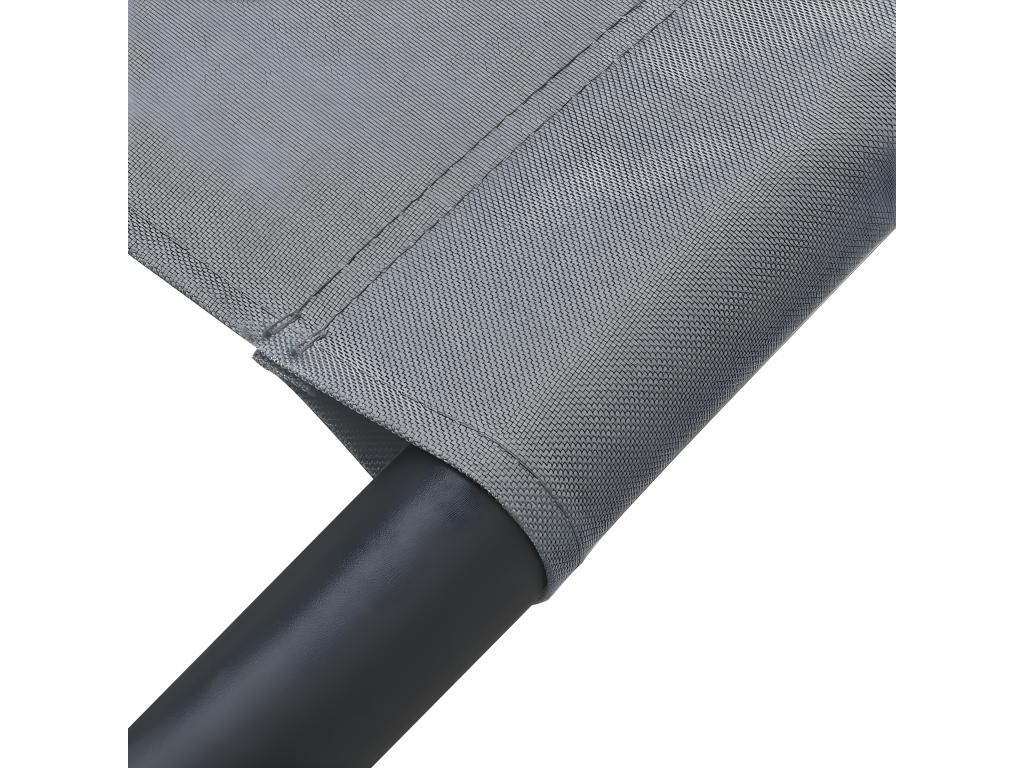 Grey Garden Bed 200x90 cm Steel JHEF99645