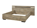 Dekonao - 160x200cm Wood-Look Bed with LED Lighting NPVI23278