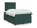 Nobellea bed base with dark green mattress 120x190 cm KKOY94139