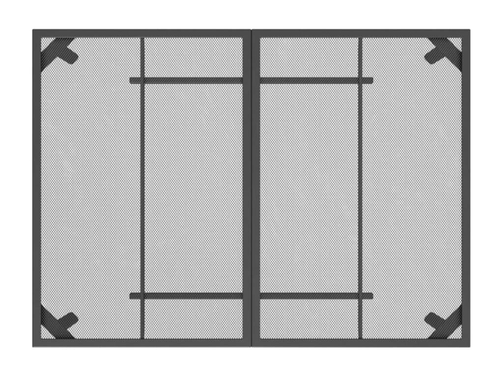 Nobellea CORN08643 5-piece anthracite metal garden dining set