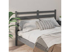 Grey Headboard 156x4x100 cm Solid Pine Wood TFWP42311