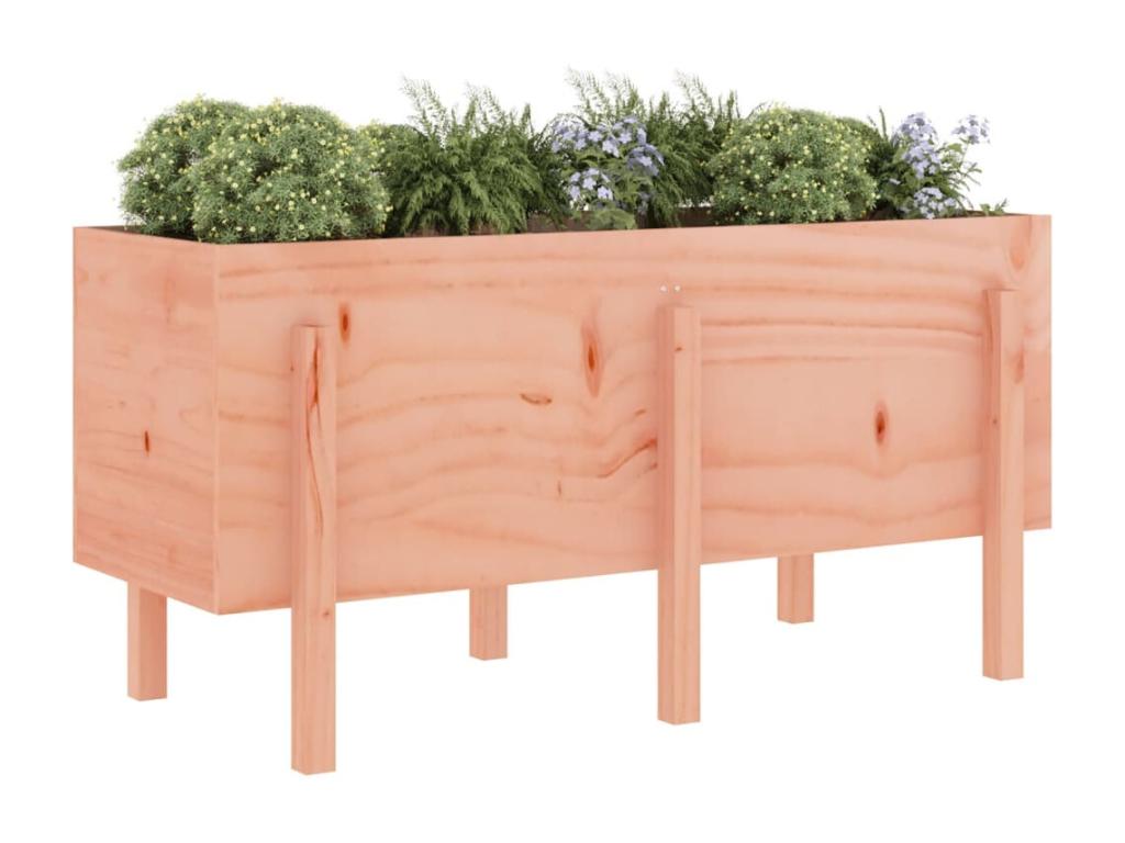 Dekonao solid wood raised garden bed 121x50x57 cm WMQM33491