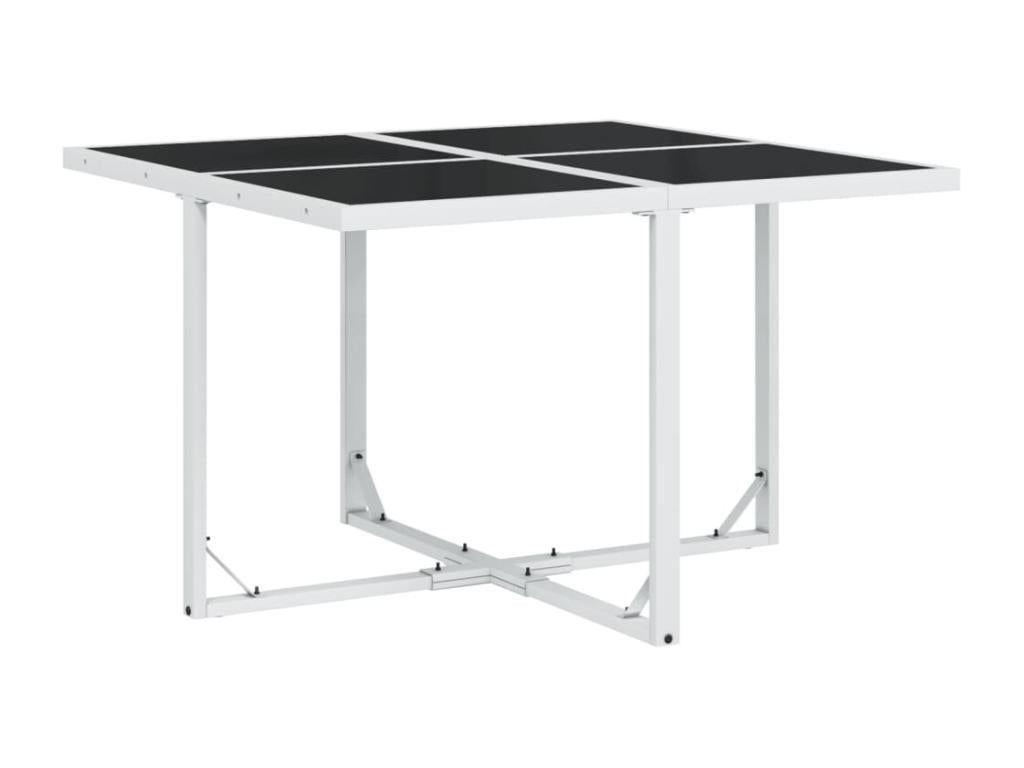 Nobellea 9-Piece White Garden Dining Set with Cushions JRUL11685