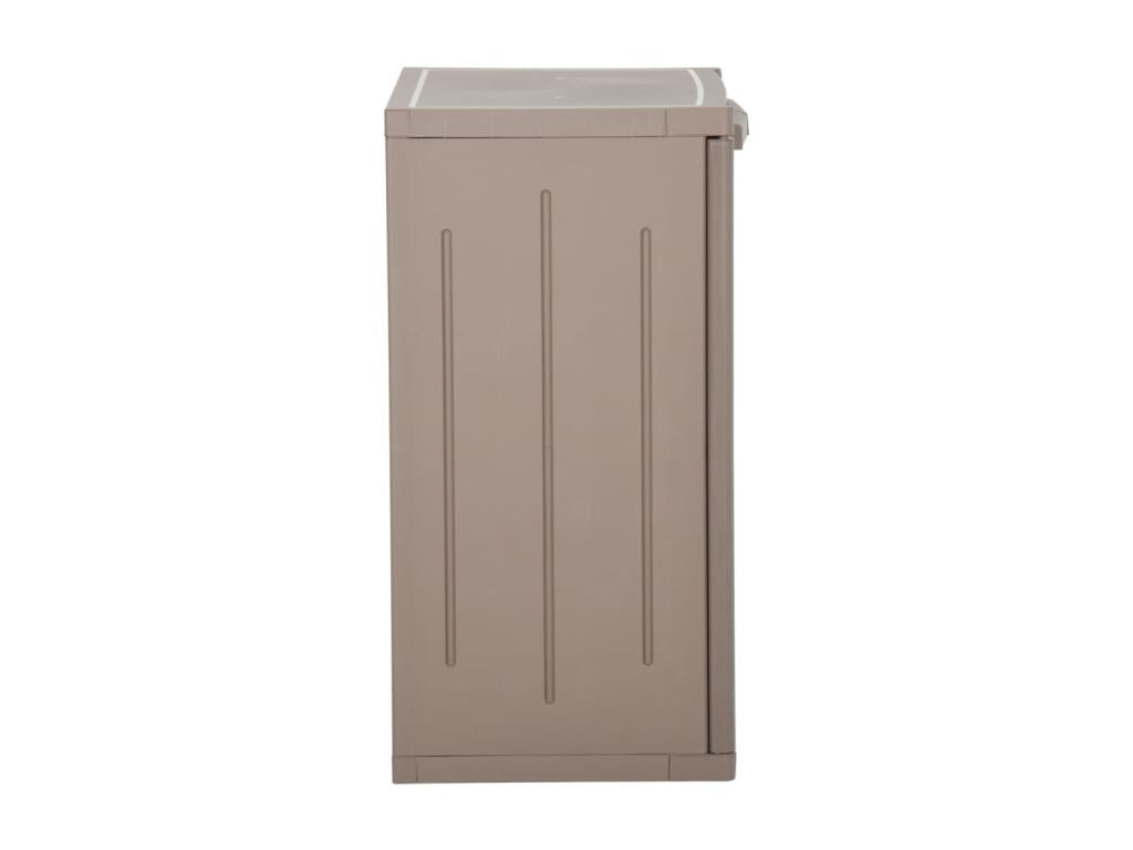 Brown Garden Storage Cabinet 65x45x88 PP XSPB50245