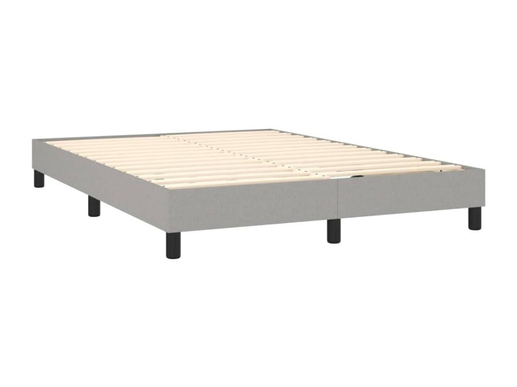 Nobellea bed base with light grey mattress 140x190cm Fabric XSDV59446