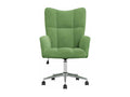 Light Green Velvet Relaxing Armchair ECJW77579