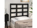 Black Headboard 105.5x4x100 cm Solid Pine Wood MJEZ99507