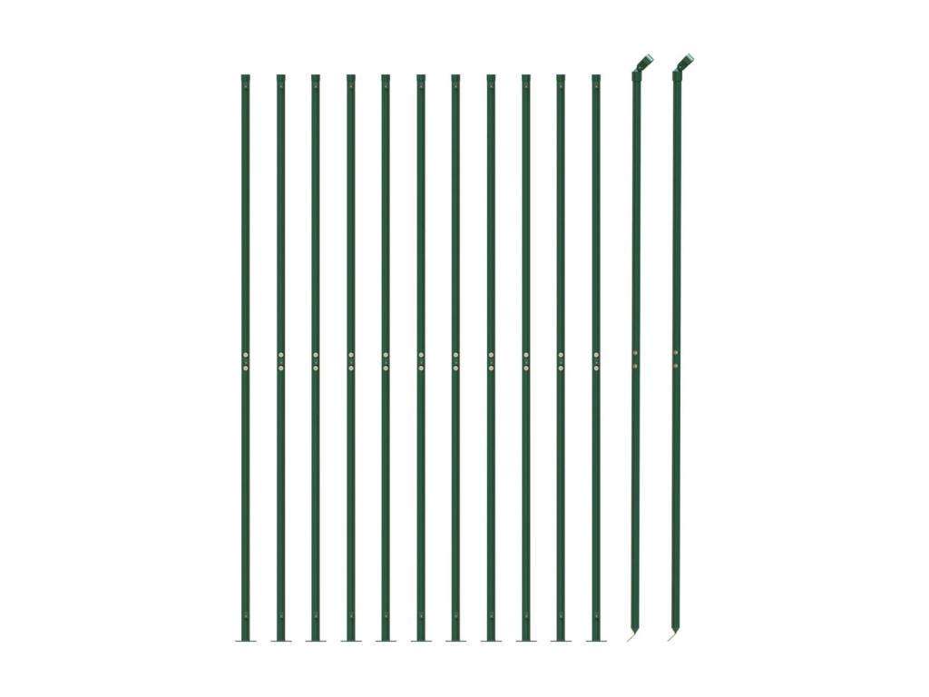 Diamond mesh fencing with green flange 2x25 m VWMM32182