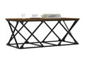 Coffee table in brown oak, 100x49x40 cm, engineered wood NCHM97418