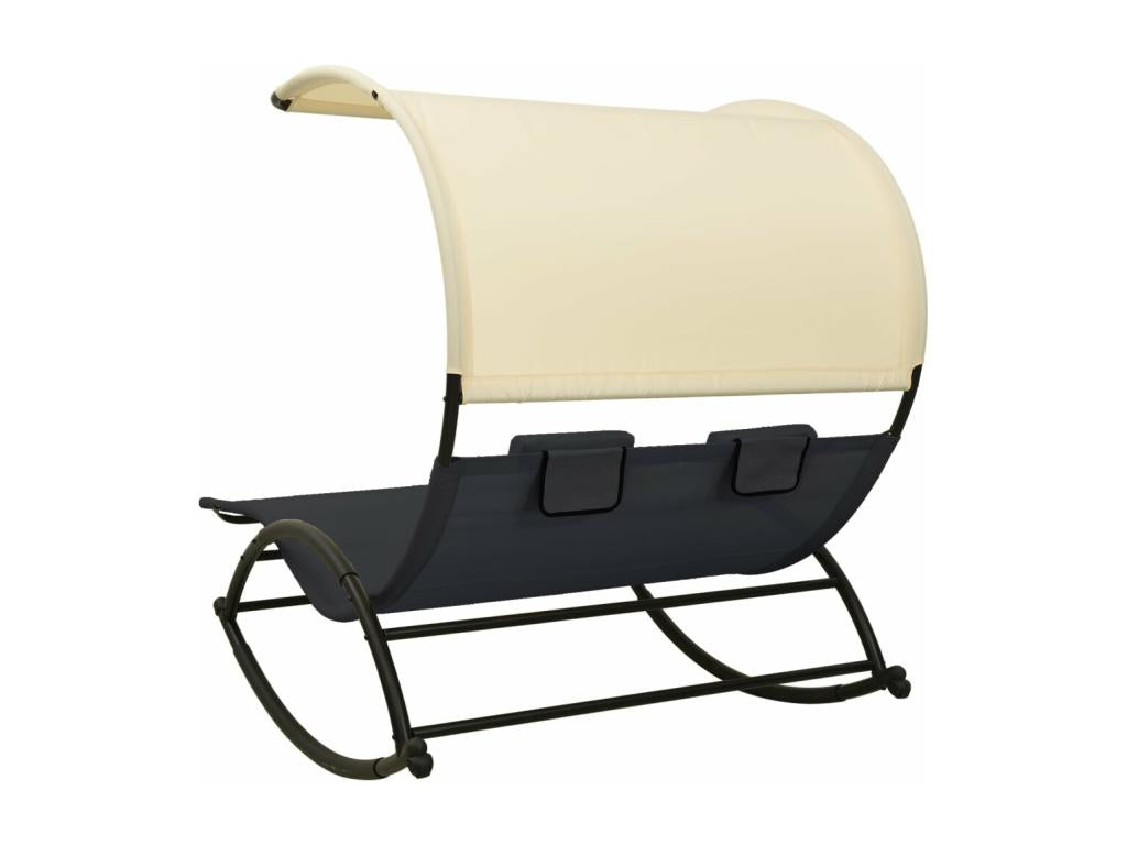 Cream sun lounger/bath chair 139x180x170 cm 02 0012723 VSUE09928