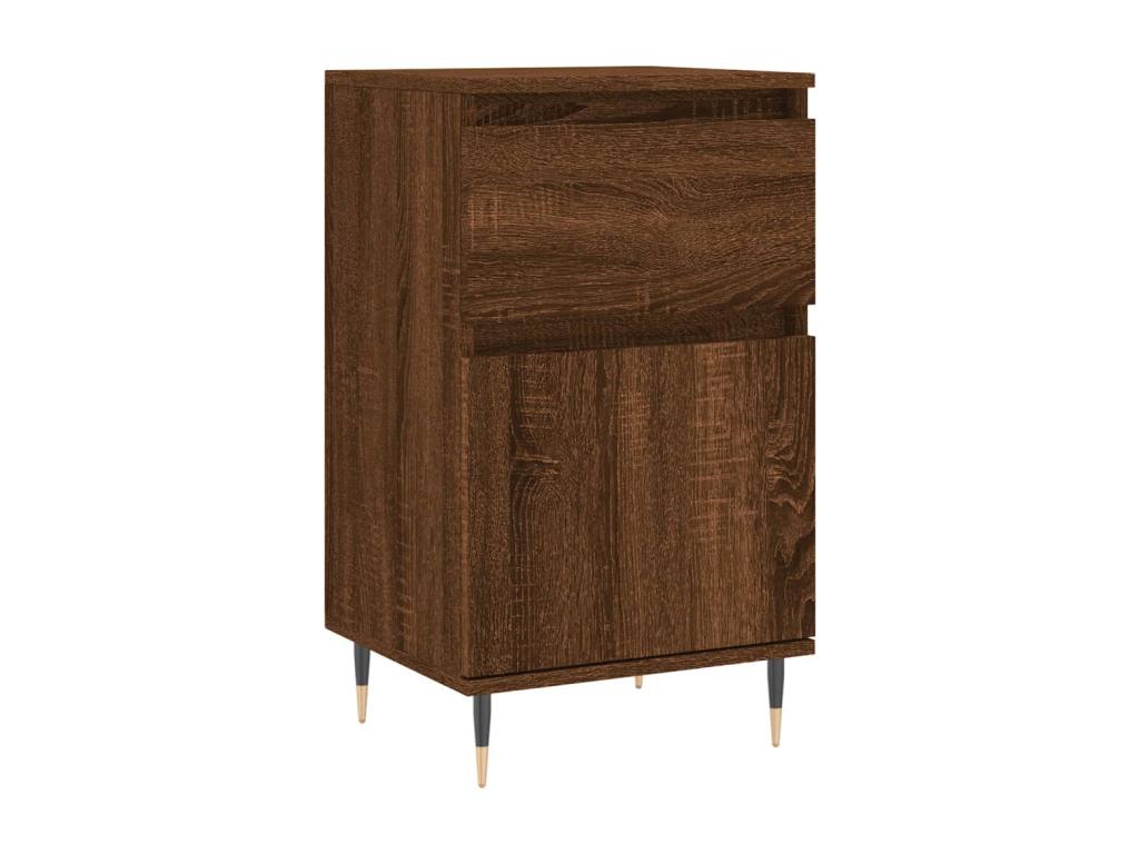 Brown oak sideboard 40x35x70 cm engineered wood YYFV29502