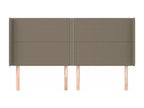 Nobellea Headboard with Wings 163x16x118/128 cm Fabric ISLV60999