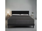 Nobellea Black Memory Foam Mattress Set - 160x200 and 2 Visco Pillows 60x60 - Nobellea Grey Bed Base MWTZ68046