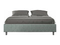 Upholstered double storage bed 160x200 Nobellea 7 Nobellea light blue fabric WSRS00761
