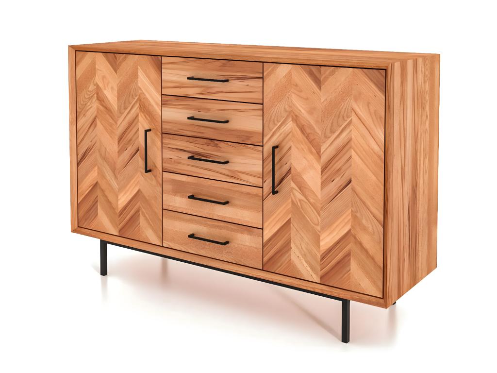 Nobellea - Chest of drawers in solid beech heartwood with natural oil finish XABF52380