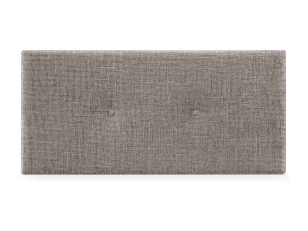 Nobellea Natural Wool Headboard with Buttons 105x50cm Beds 105 - Grey WLII24168