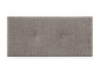 Nobellea Natural Wool Headboard with Buttons 105x50cm Beds 105 - Grey WLII24168
