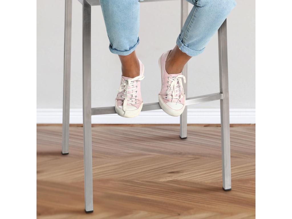 Bar stool - Fabric / Metal - Dark Grey - Dekonao LYMW34609