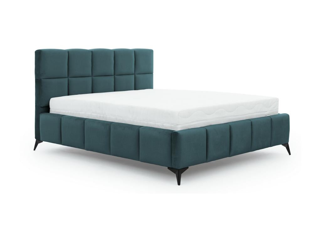 Luxury storage bed in tufted velvet, Mister-Color Blue Nobellea-160x200 DJSZ98687
