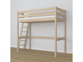 Oak loft bed N02 Whitewashed Oak 90x180 WZWK65324