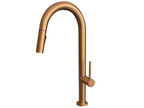Nobellea kitchen mixer tap with pull-out spray head, brushed copper - Nobellea HBKU67630