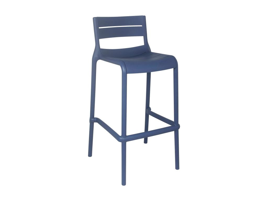 Nobellea blue plastic patio high chair LHBD42416