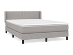 Nobellea bed base with light grey mattress 140x190cm Fabric XSDV59446