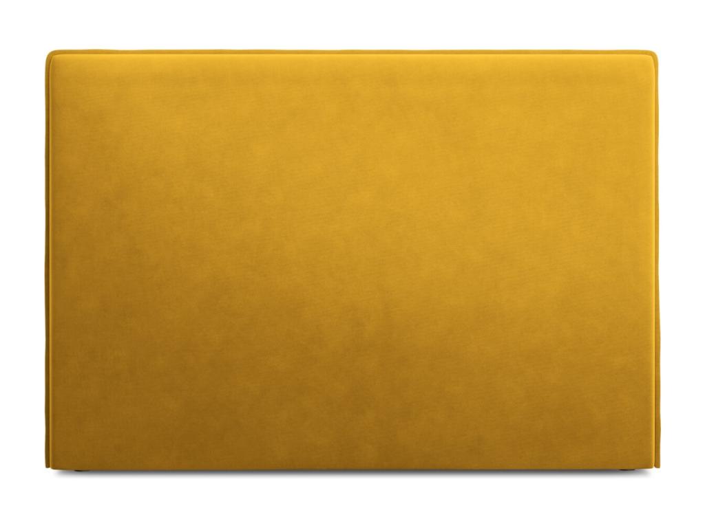 Nobellea - Nobellea Headboard 200x120cm in Yellow Velvet - 200x8x120cm ZTTO83805