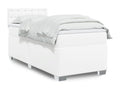 Nobellea bed base with mattress, white, 90x200 cm, faux leather, DIHH73279