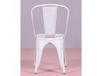 Pack of 4 stackable metal chairs - Dekonao - White CGYX31461