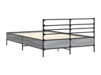 Bed frame without mattress Nobellea gray 120x200 cm DIOD78979