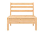 8-piece garden furniture set, solid pine wood, JRBL42819
