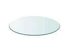 Round 90cm clear tempered glass tray DQFK53728