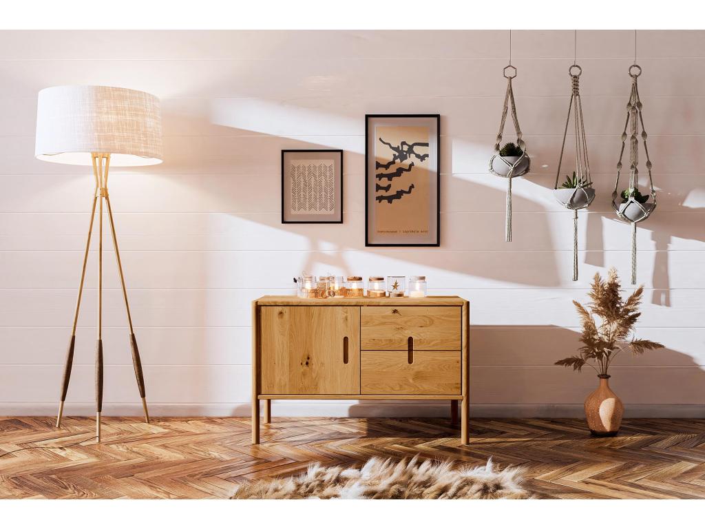 Boisona - chest of drawers in solid wild oak with natural oil finish CIIN28837