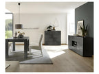 2-Door, 2-Drawer Buffet in Glossy Grey Lacquer - Dekonao VBAM14216