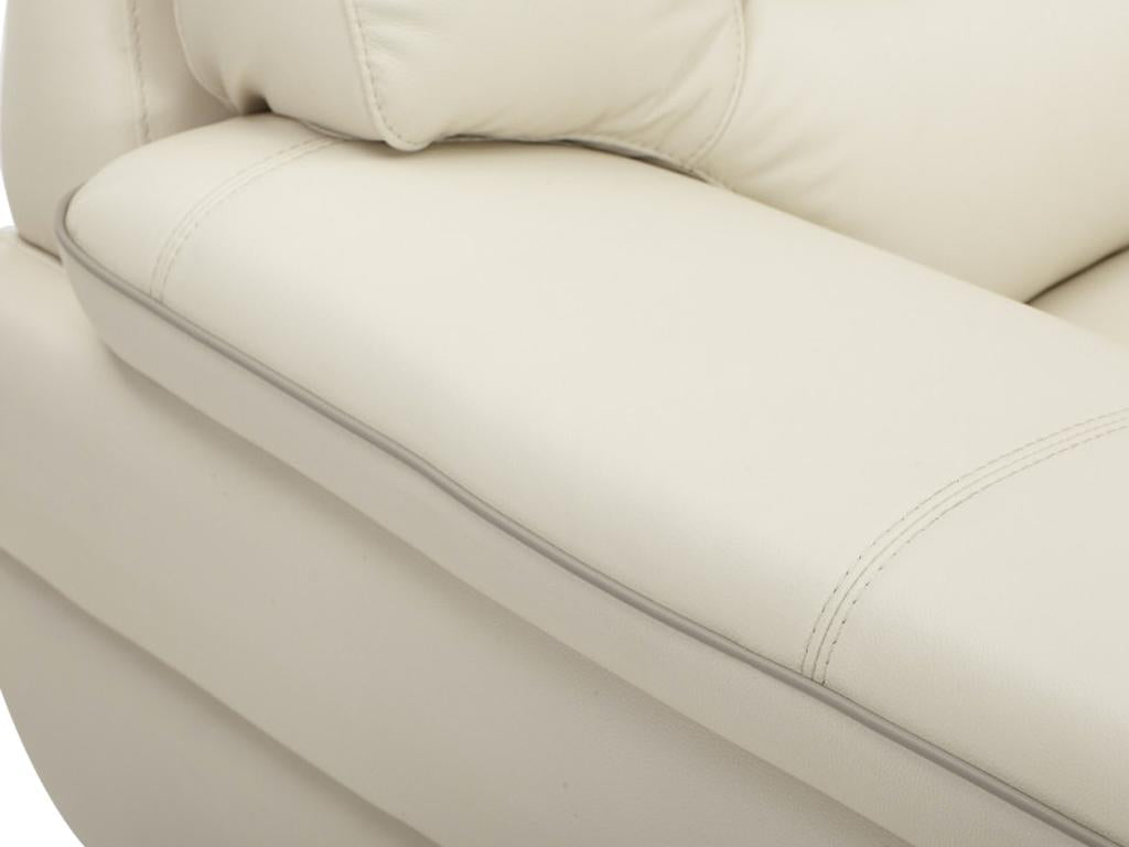 Nobellea Leather Armchair - Ivory UHXN53570