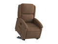 Brown Fabric Reclining Armchair TQNO33523